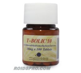 T Bolic 10 for sale | Turinabol 10 mg x 100 tablets | Global Anabolics